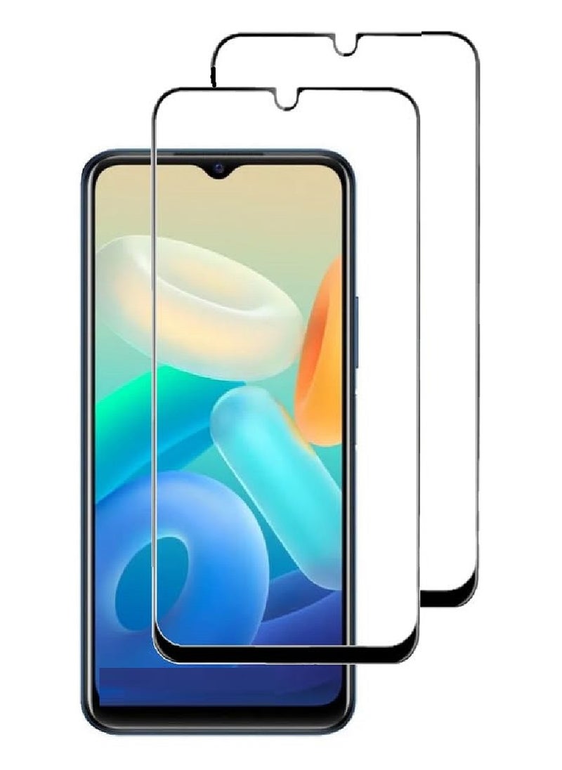 Super 2 Pieces Tempered Glass Screen Protector 5D Designed For vivo Y72 Full Glue Edge to Edge Full Screen Coverage And Bubble Free - Image 1