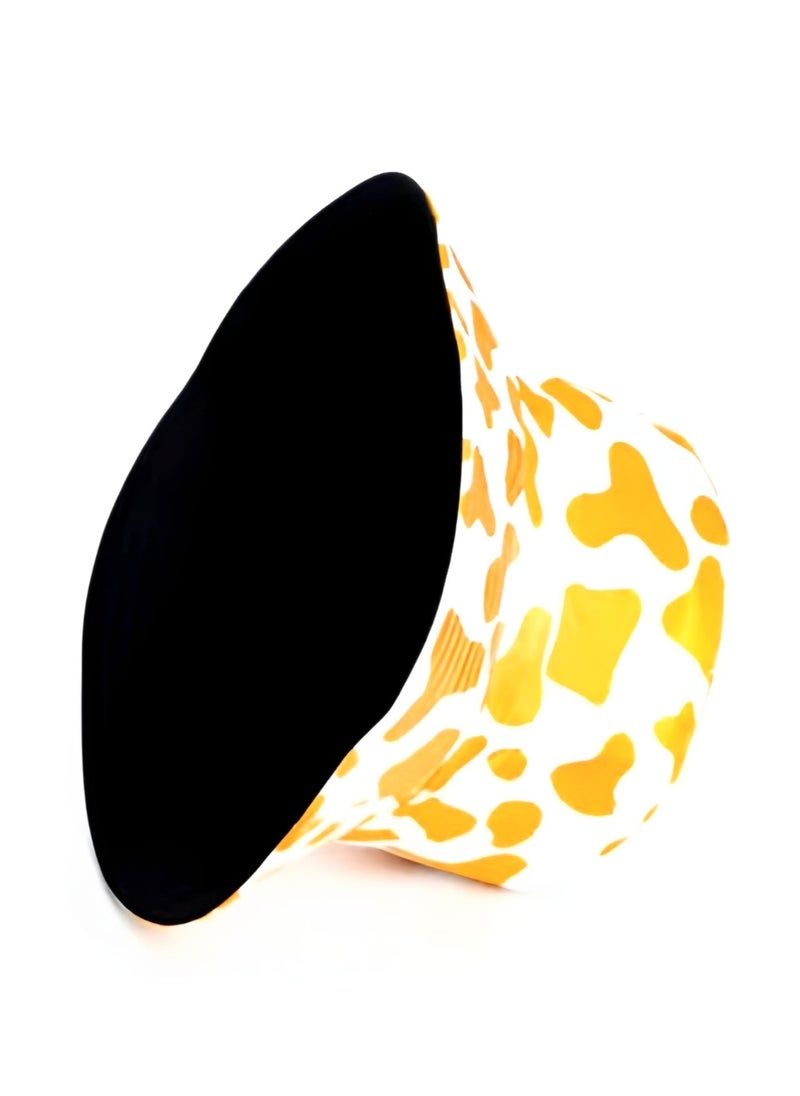 Generic - Double face Foldable sun Cotton unisex bucket travel hat - Image 1