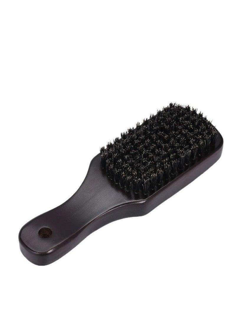 Men's Beard Brush, Wood Handle Grooming Brush for Facial Hair and Face Massage. - Image 4