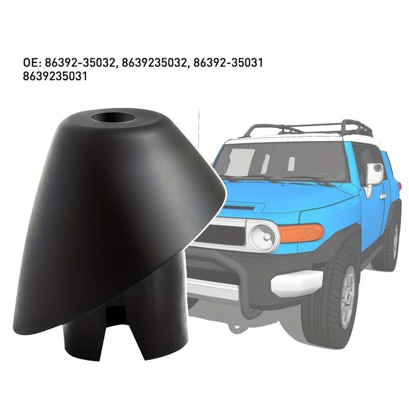 قاعدة تثبيت حافة الهوائي الأصلية OEM رقم 86392 35032 لسيارة تويوتا إف جيه كروزر موديل 2007-2014، باللون الأسود. - Image 3