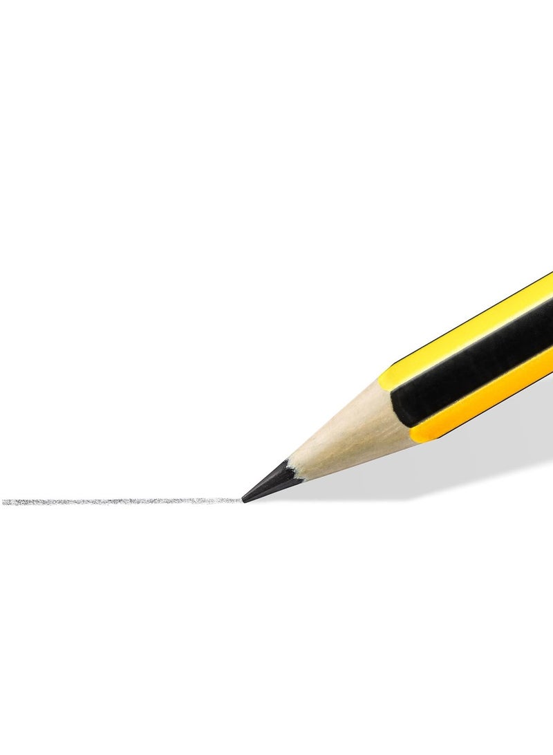STAEDTLER 6 قطع من أقلام الجرافيت نوريس في عبوة بلاستيكية - Image 3