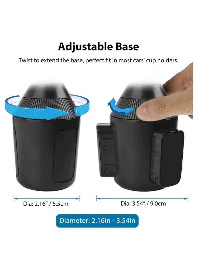 ELTRAZONE Cup Holder Phone Mount for Car, Truck Mount Gooseneck Cup Holder Stand Phone Holder Compatible with iPhone Xs XS Max XR X 8 Plus 7 6s 6 Plus - Image 3