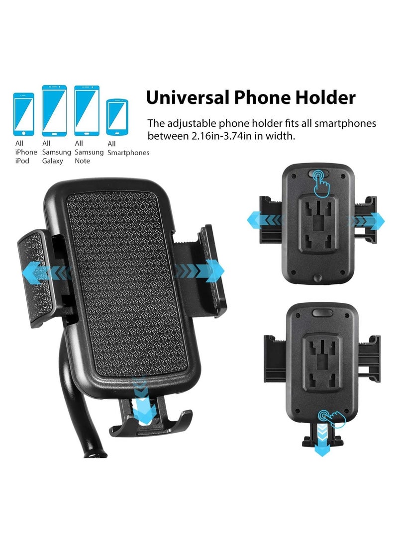 ELTRAZONE Cup Holder Phone Mount for Car, Truck Mount Gooseneck Cup Holder Stand Phone Holder Compatible with iPhone Xs XS Max XR X 8 Plus 7 6s 6 Plus - Image 4