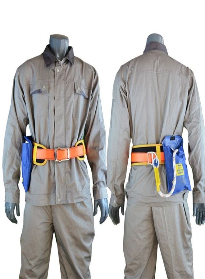 Safety Belt with Speed Difference Waist Belt Single Waist Safety Harnesses Fall Protection Construction Harness with Belt for Roof Tools of Rock Climbing Construction Industry Tower  - Image 1