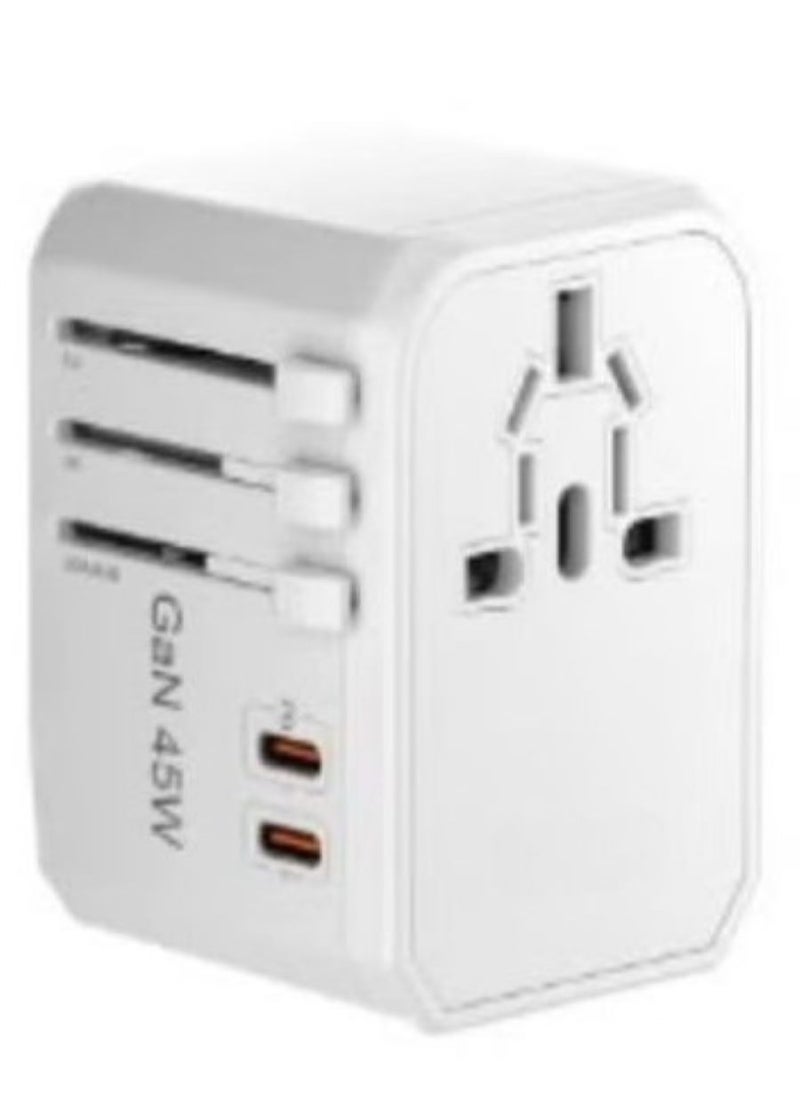 Generic 308MAX Universal Travel Plug Adapter 45W International Worldwide Multi Adapter with USB + Type-C PD  - Image 1