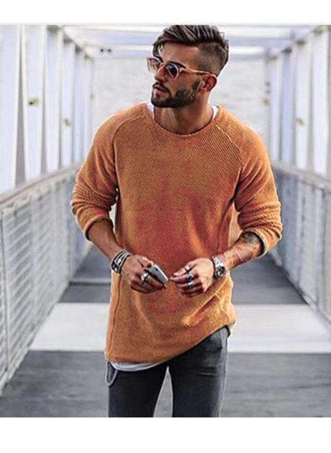 Autumn And Winter Men's Slim Round Neck Sweater - pzsku/Z914EAA4409463006B42FZ/45/_/1666571265/2fd466e4-29c9-4e2d-9082-2227315ca497