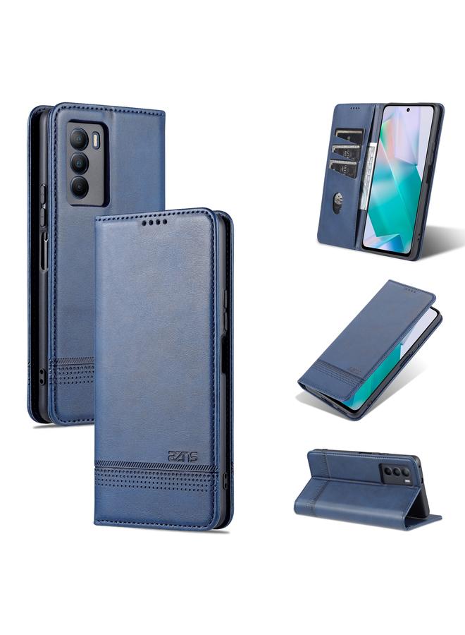 The Bros Case For vivo T1 Magnetic Calf Texture Horizontal Flip Leather Phone Case