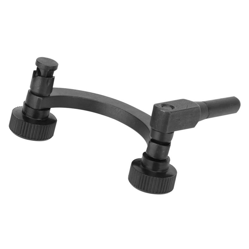 Half Round Test Dial Indicator Holder 8mm Hard Steel Blackening Rust Resistant Curved Rod Test Stand - Easy Use Dial Gauge Connection Tool for Special Scene Measurement - Image 5