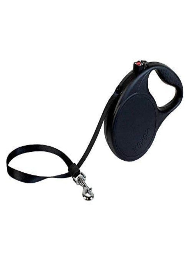 Kong Alcott Kong Retractable Trail, Medium, Black, 16' Long - Image 1