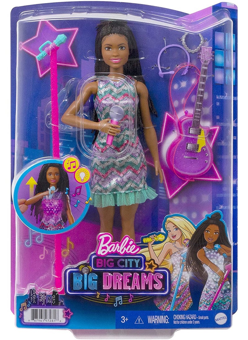 Barbie Dark Hair Big City Dreams Singer  - Image 1