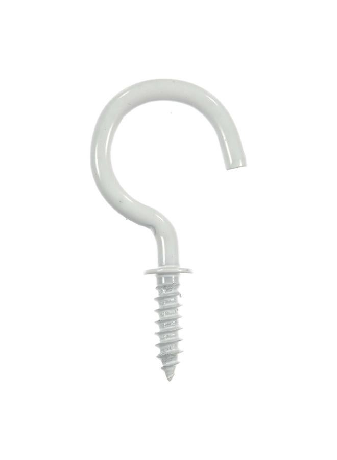 ACE Durable Screw-In Small Cup Hooks White 7/8inch TSRW-12  - Image 2