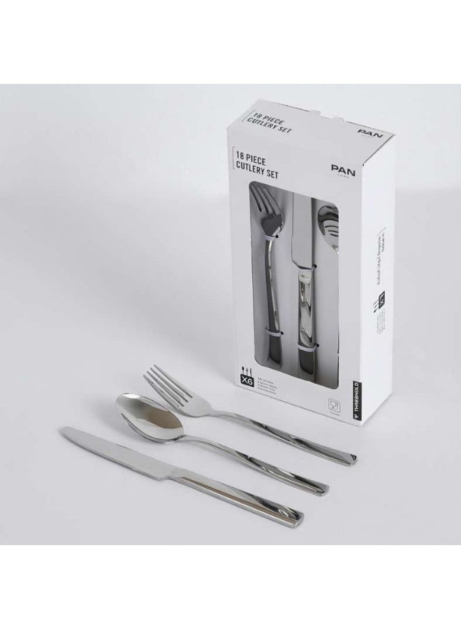 Pan Home Dine 18-Piece Cutlery Set -Chrome - 173AIC9904394 - Image 4