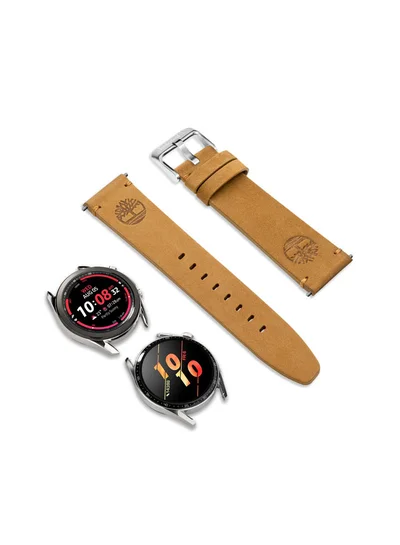 Timberland Universal Replacement Leather Strap For Men And Women Compatible With Apple Watch Series 3-9, SE (38-40-41), Samsung, Huawei Or Quartz Watch With Lug Width Of 20mm