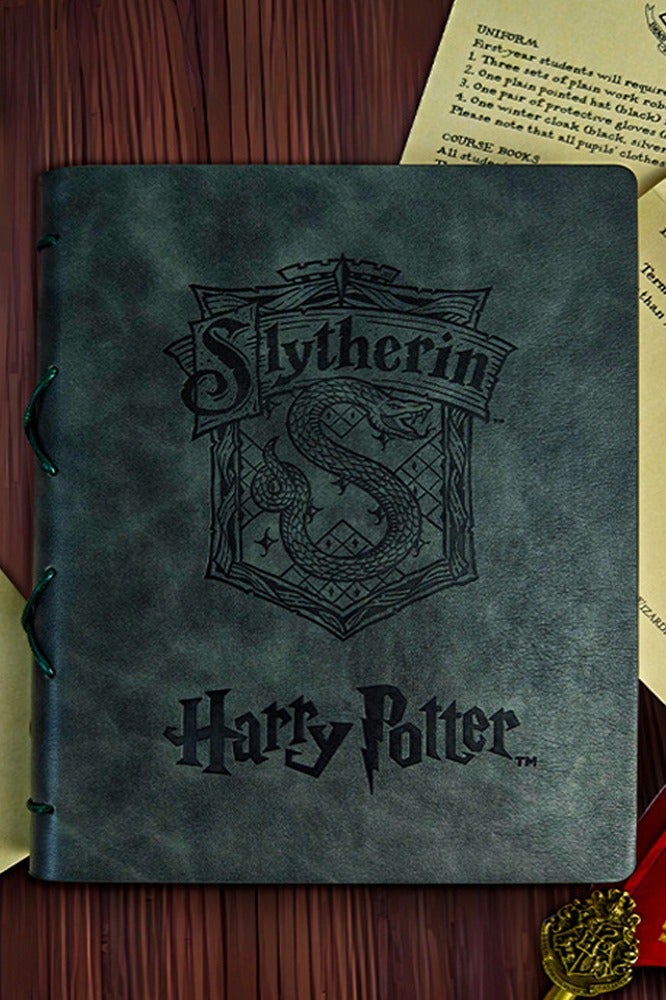 عام سليذرين تحت عنوان خمر سوفتكوفير فضفاضة ورقة دفتر الفيلم مستوحاة ماجيك دفتر نسخة مرنة الجلود نظرة غطاء إعادة الملء صفحات مثالية للعودة إلى المدرسة