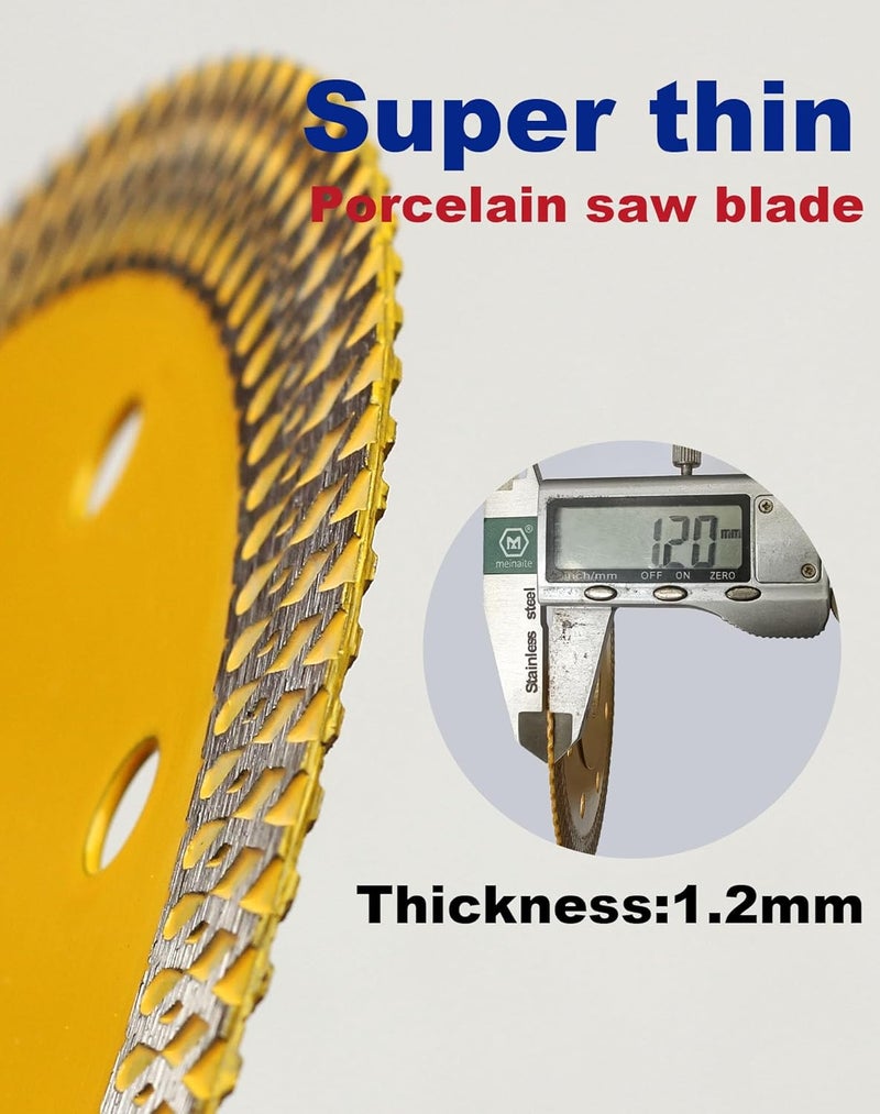 OSTEK 2pc/Lot 4 Inch Super Thin Diamond Saw Blade Porcelain Cutting Blade for Cutting Granite Marbles Tiles (4-2pc)… - Image 3