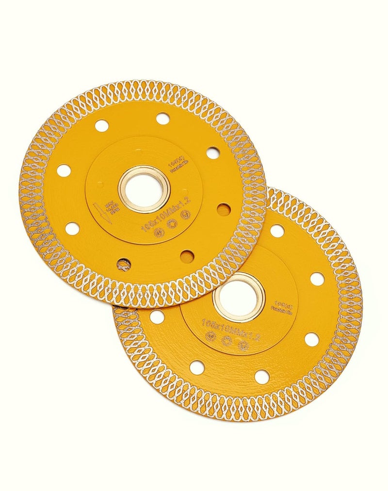 OSTEK 2pc/Lot 4 Inch Super Thin Diamond Saw Blade Porcelain Cutting Blade for Cutting Granite Marbles Tiles (4-2pc)… - Image 2