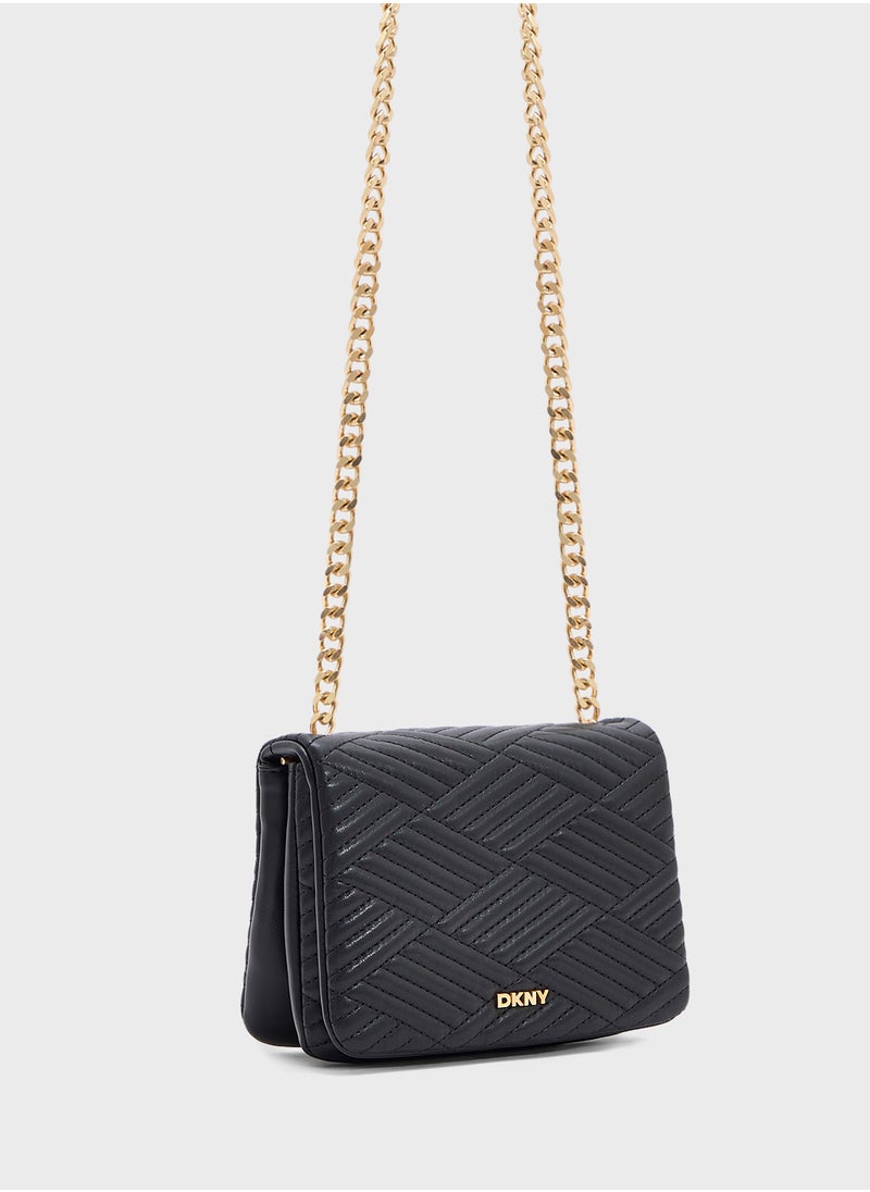 DKNY DEEDRA FLAP CROSSBODY  - Image 3