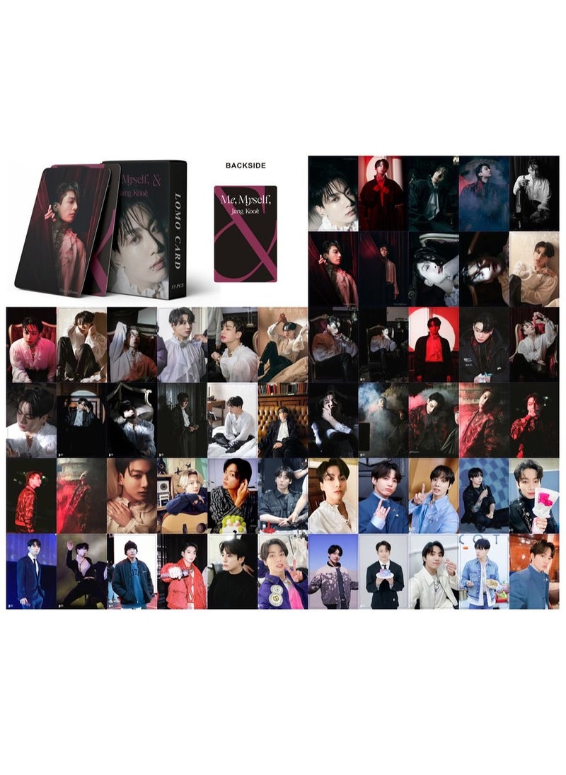 ماركة غير محددة - 55 قطعة من ألبوم Bts JUNGKOOK لفارق التوقيت بطاقة لومو الشخصية - Image 1
