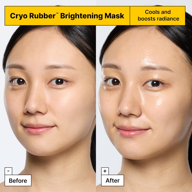 Dr.Jart+ Cryo Rubber Brightening and Cooling Korean Face Mask with Niacinamide and Peptides | Korean Skin Care - Image 3
