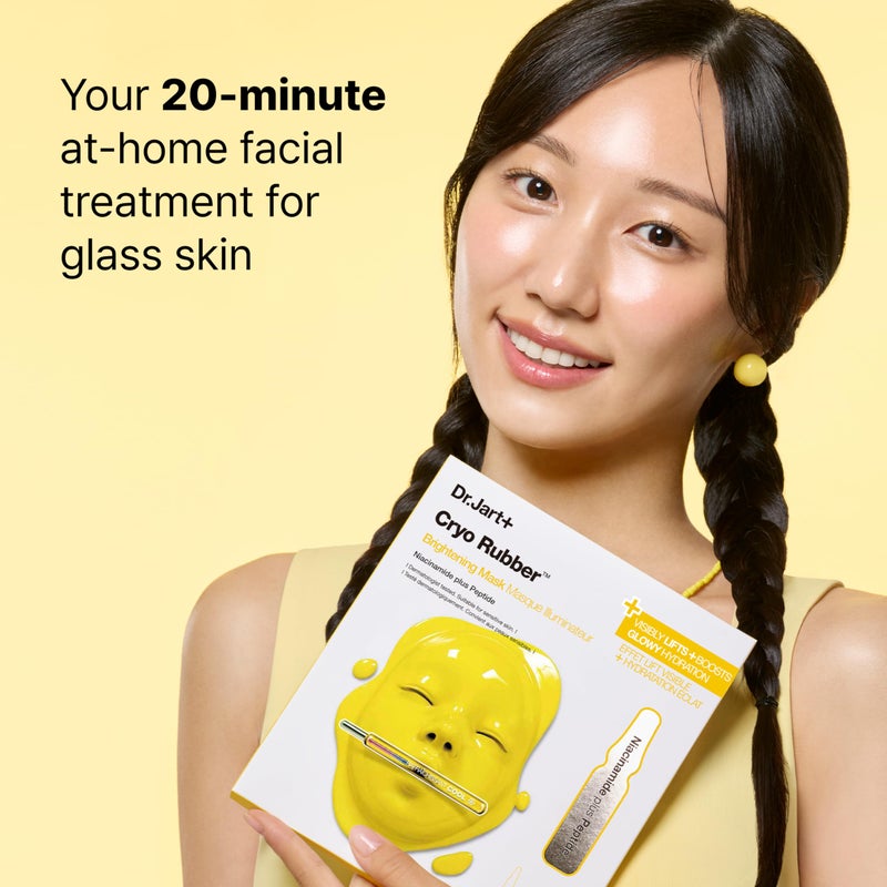 Dr.Jart+ Cryo Rubber Brightening and Cooling Korean Face Mask with Niacinamide and Peptides | Korean Skin Care - Image 5