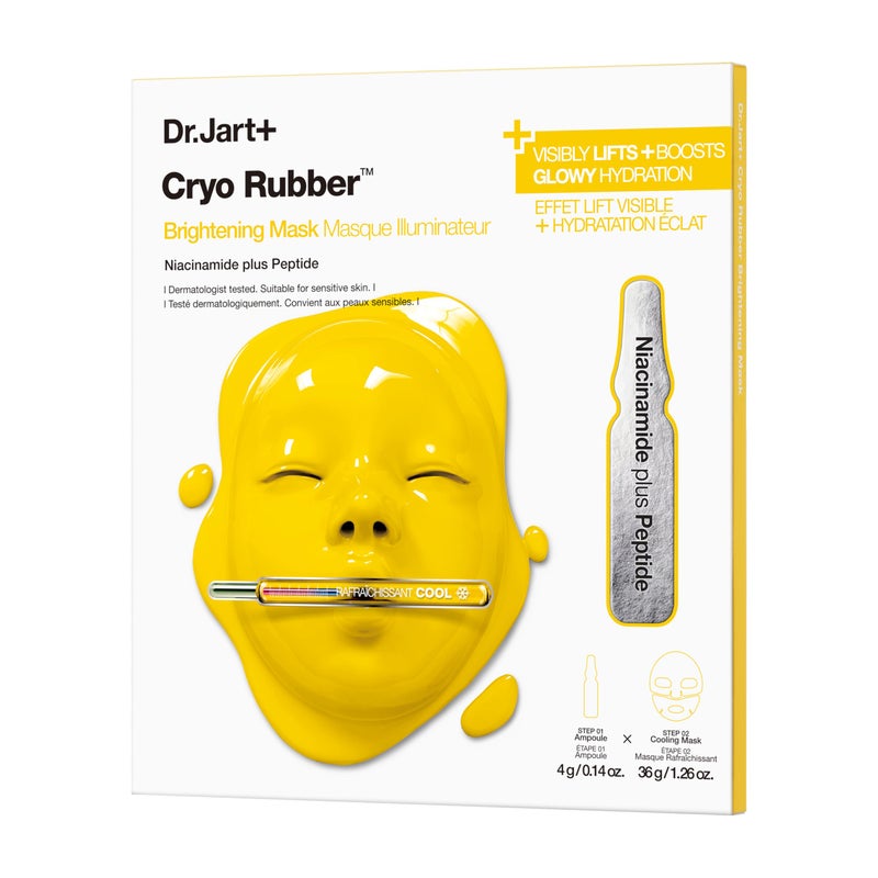 Dr.Jart+ Cryo Rubber Brightening and Cooling Korean Face Mask with Niacinamide and Peptides | Korean Skin Care - Image 1