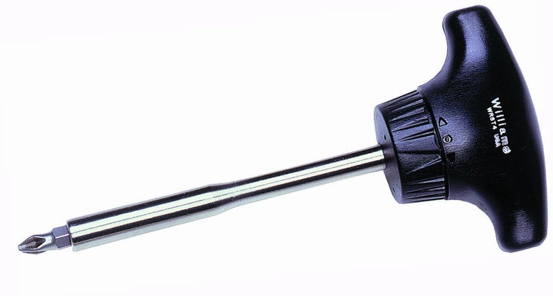 Williams WRST4 Ratcheting Screwdriver, Comfort Grip T-Handle, 3-7/8-Inch - Image 1