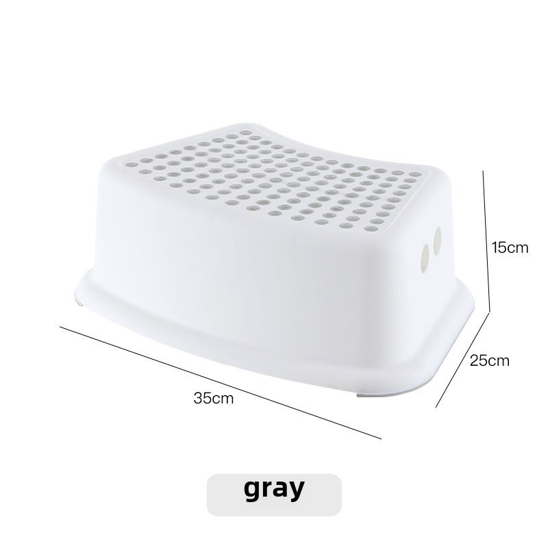 Generic Multi-Use Thickened Non-Slip Toilet Stool Volcanic ash 