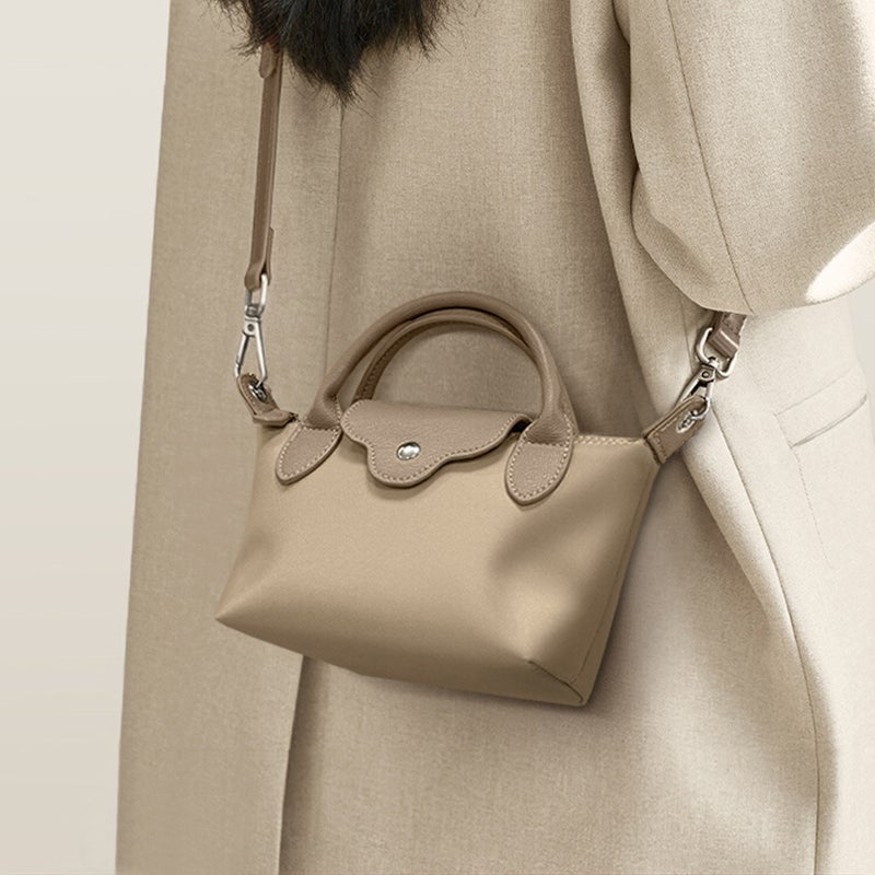Foxer/Golden Fox Hand Carrying Contrast Color Easiest For Match Small Bag Women'S New Small Square Bag High-End Niche Crossbody Bag - Image 3