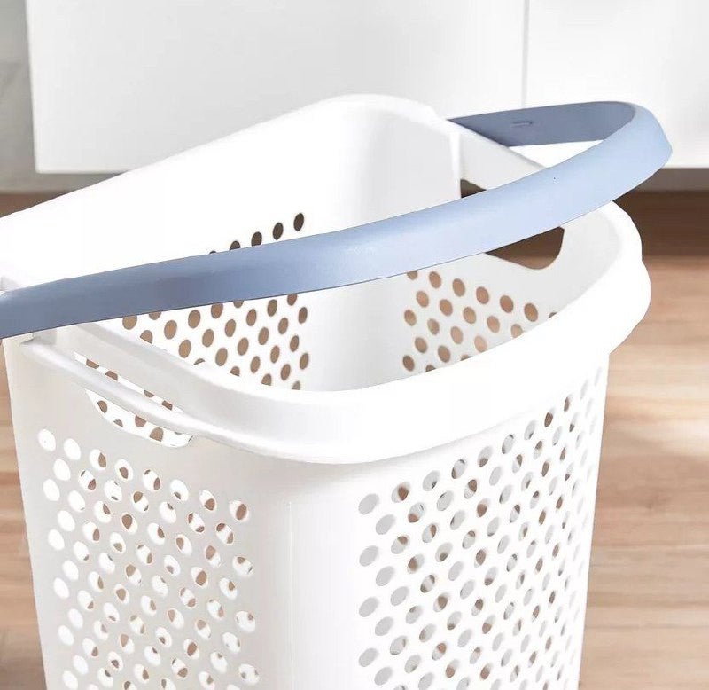 Plastic Laundry Basket with Wheels and Handle for Easy Movement - Image 4