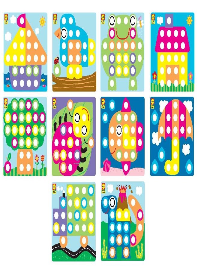 ALEX Toys - Alex Discover Button Art Activity Set Kids Art and Craft Activity, 56pieces - Image 1