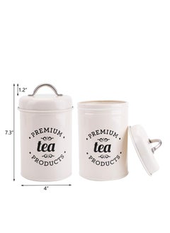 3PCS Airtight Kitchen Canister with Lids, Coffee, Tea, Sugar Metal Containers Jars, Decorative Kitchen Food Canister Jars, white - pzsku/Z914FB2C9E472C6C275B9Z/45/_/1721717586/3efeae43-4a50-44c5-a9ff-22beae7e5472