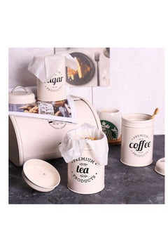 3PCS Airtight Kitchen Canister with Lids, Coffee, Tea, Sugar Metal Containers Jars, Decorative Kitchen Food Canister Jars, white - pzsku/Z914FB2C9E472C6C275B9Z/45/_/1721717762/6d4f2234-e7d7-4020-a00d-5a0d0ca6f14b