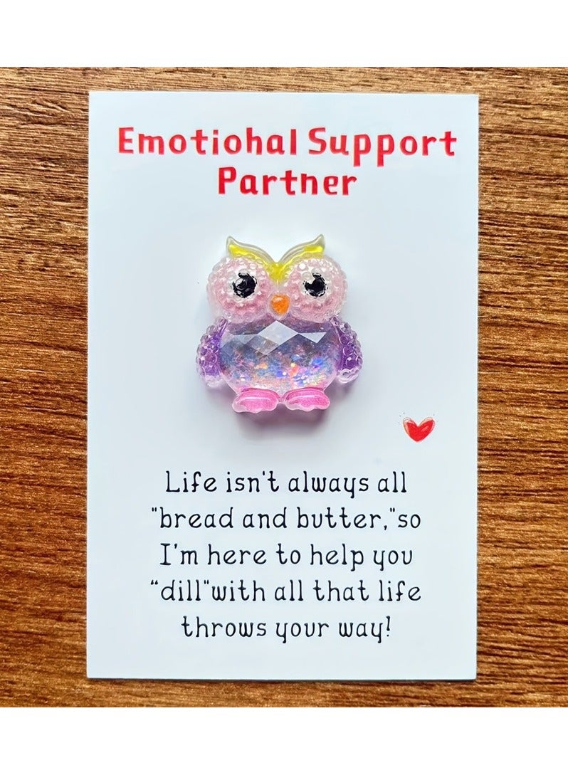 بطاقات احتضان جيوبية راتنجية - دعم عاطفي لطيف للرفقة اليومية - Image 4