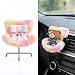 Ezcora Accessories for 1017cm Dolls Doll Car Seat with Clip onto Car Air Vent Includes Seat Leg for Desktop Display Tropical Sunset Blend - Image 2