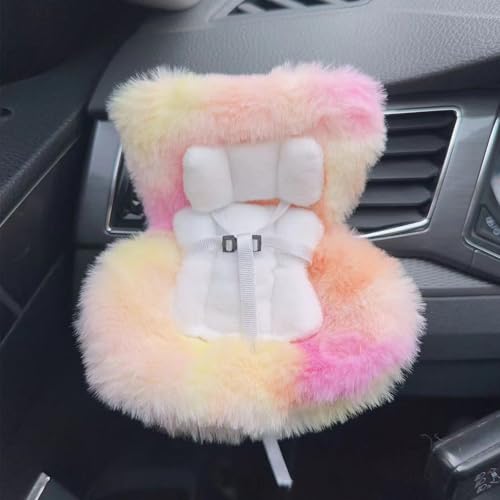 Ezcora Accessories for 1017cm Dolls Doll Car Seat with Clip onto Car Air Vent Includes Seat Leg for Desktop Display Tropical Sunset Blend - Image 5