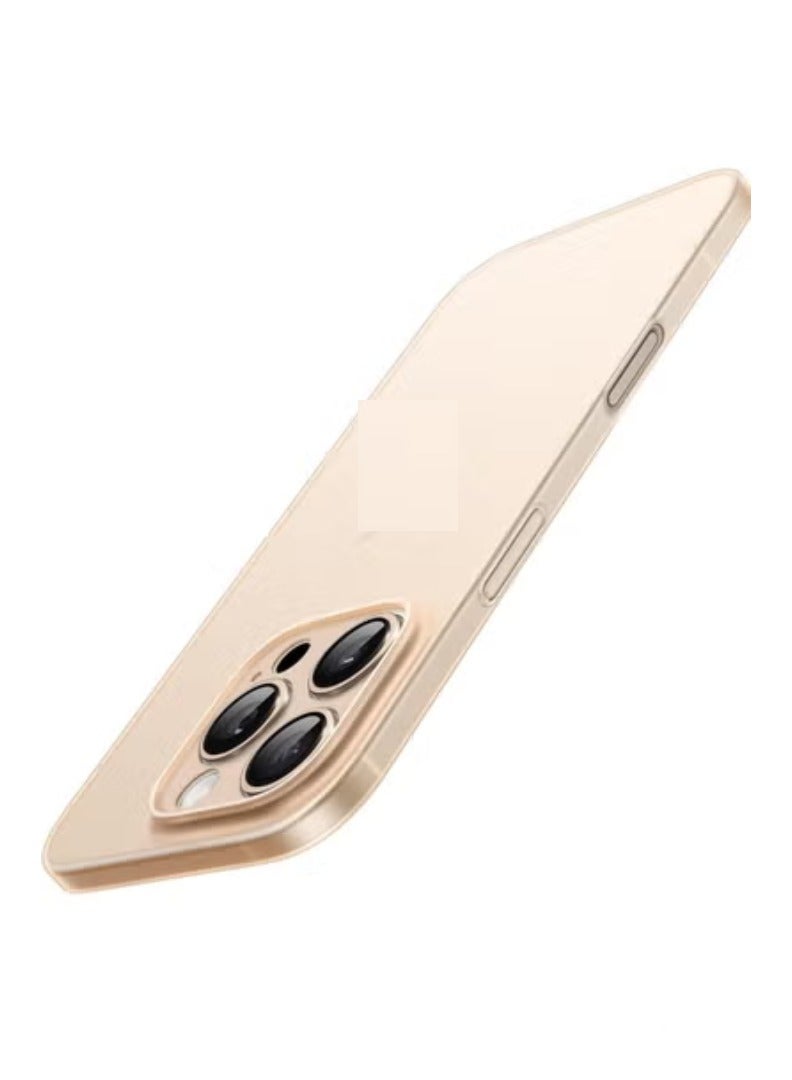 TIGER Ultra-Slim 0.35mm Case for iPhone 16 Pro (6.3 Inch) – Lightweight Matte Finish, Full Camera Lens Protection, Minimalist Hard Cover (Desert Titanium) - Image 4