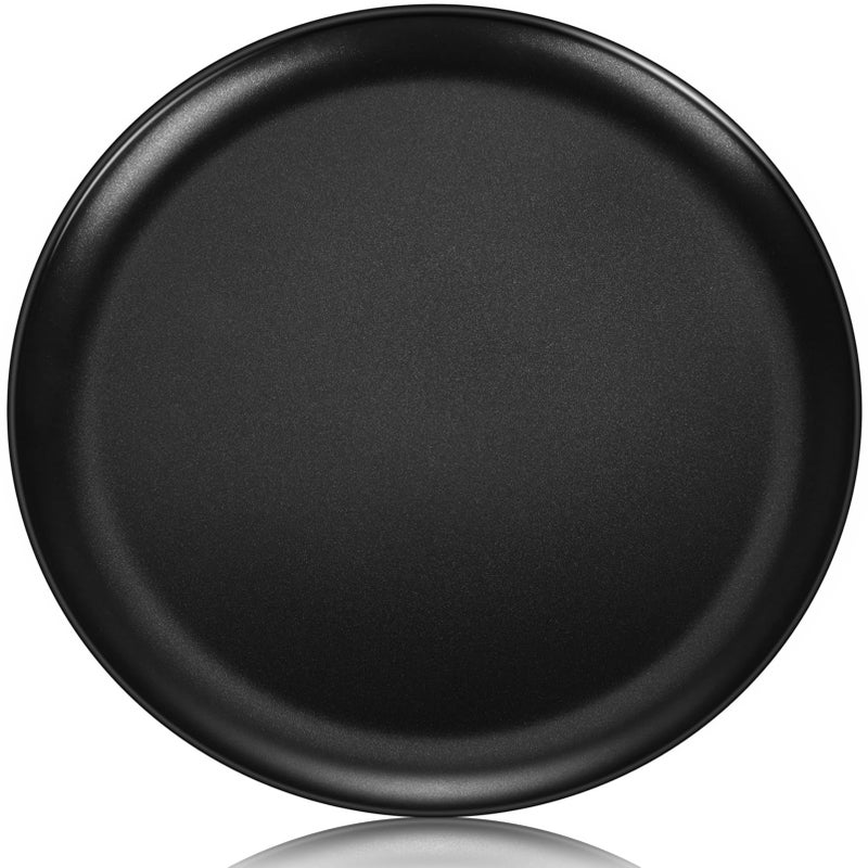 TeamFar Pizza Pan 135 Inch Large Pizza Oven Tray Round Baking Pans with Stainless Steel Core Nonstick Coating for Roasting Serving NonToxic