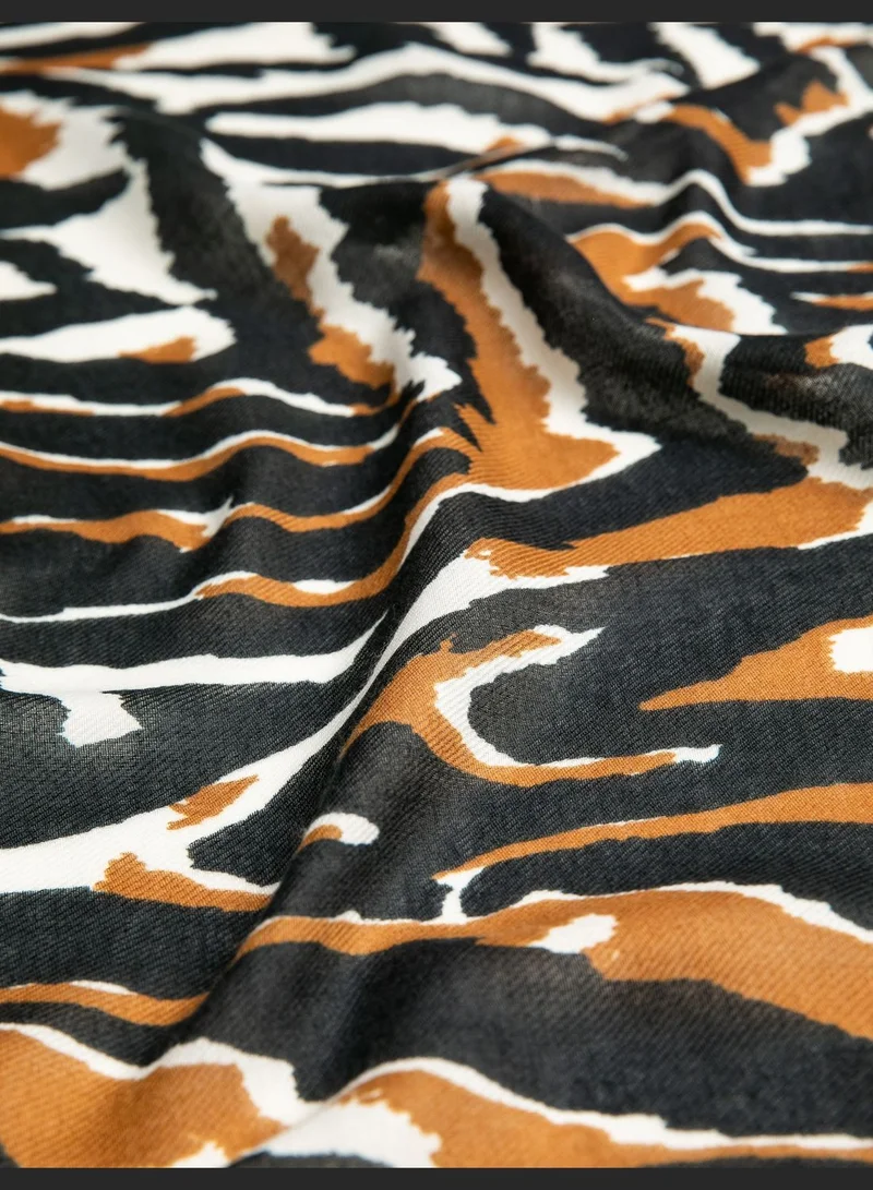 KOTON Animal Printed Shawl