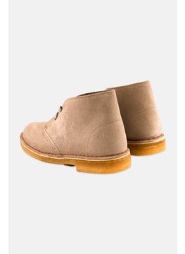clarks Women Medium Suede Lace Up Ankle Boots, Sand  - Image 2