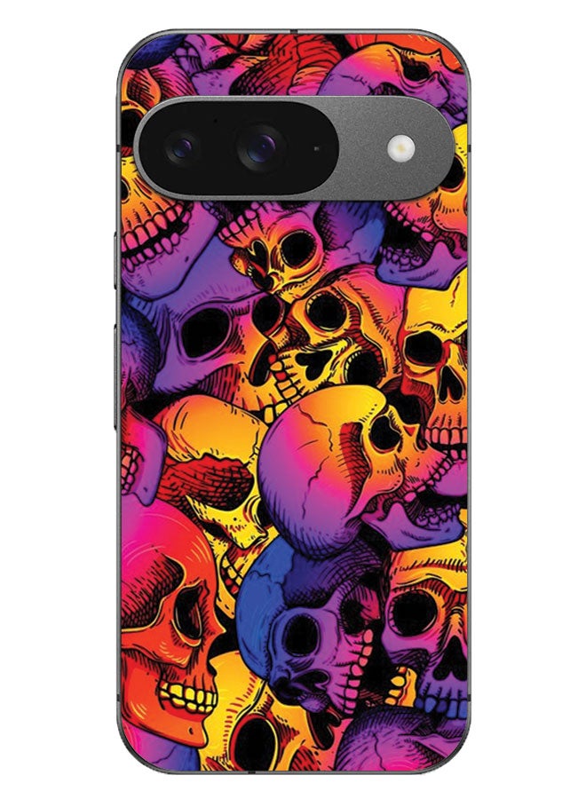 EYE CATCH Printed Protective Case Cover For Google Pixel 9 -  Skulls - Image 1