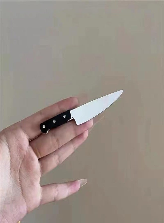RFTWXHPN Mini Goth Horror Hair Accessories - Knife Hair Clips, Costume Cosplay Barrettes, Punk Hair Pins for Women and Girls, 2Pcs - Image 3