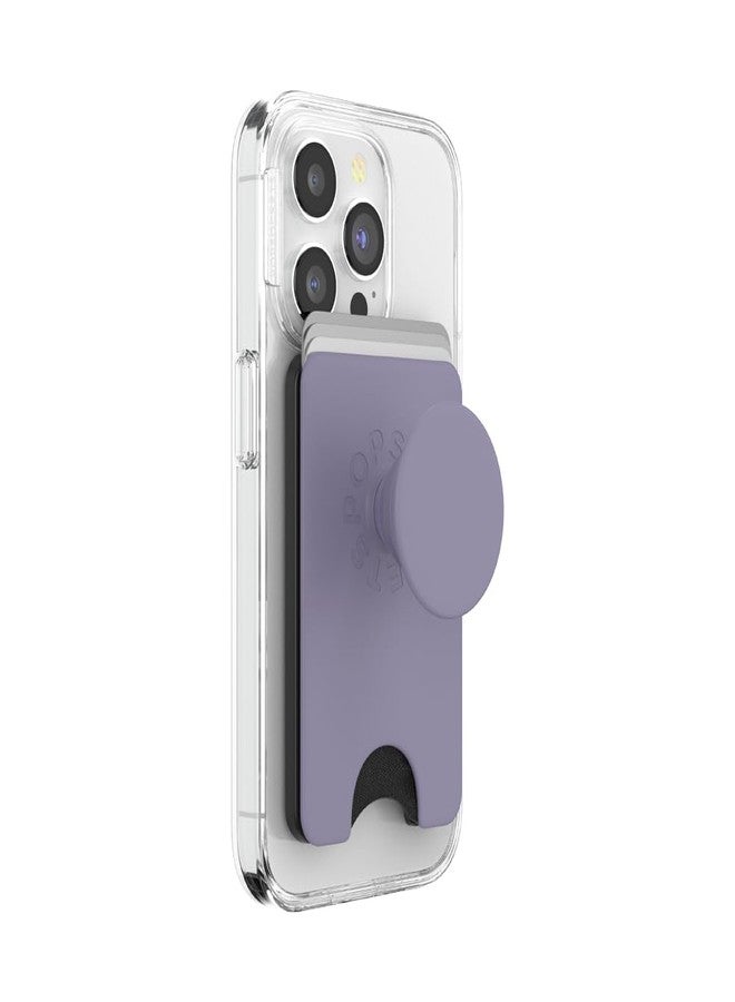 PopSockets Phone Wallet with Expanding Grip and Adapter Ring for MagSafe, Phone Card Holder, Wireless Charging Compatible, Wallet Compatible with MagSafe - Dusk - Image 1