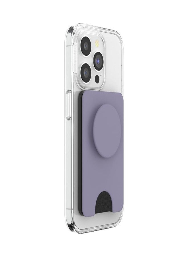 PopSockets Phone Wallet with Expanding Grip and Adapter Ring for MagSafe, Phone Card Holder, Wireless Charging Compatible, Wallet Compatible with MagSafe - Dusk - Image 3