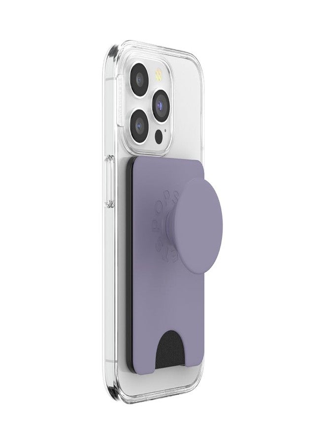 PopSockets Phone Wallet with Expanding Grip and Adapter Ring for MagSafe, Phone Card Holder, Wireless Charging Compatible, Wallet Compatible with MagSafe - Dusk - Image 2