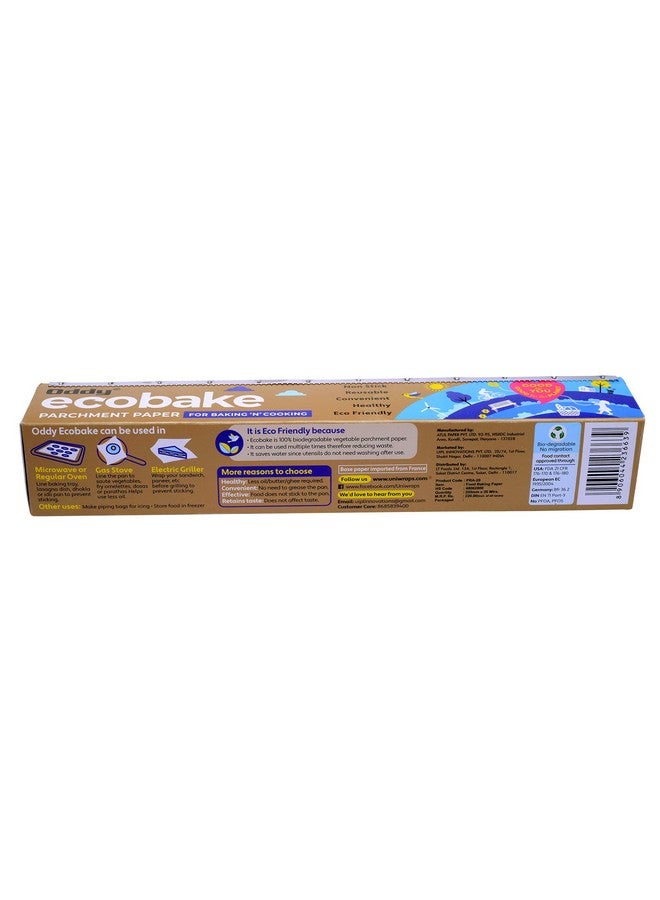 Oddy Uniwraps Ecobake Baking and Cooking Paper- White (10 inch X 20m ) - Image 3