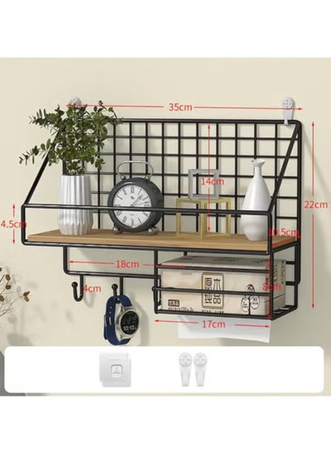 بيوينتي الخشب الجدار شنقا نوع تخزين الرف - Image 3