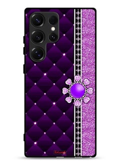Tolwak Samsung Galaxy S25 Ultra Protective Case Cover Glitter Hearts  - Image 1
