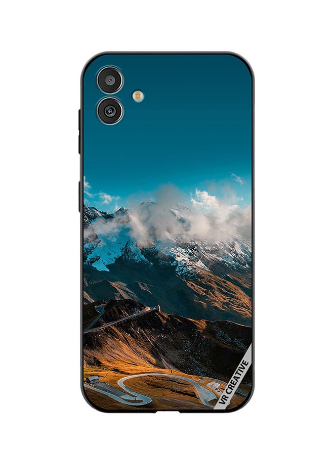 VR CREATIVE Protective Case Cover For Samsung Galaxy M13 5G Road And Mountains Design Multicolour - Image 1