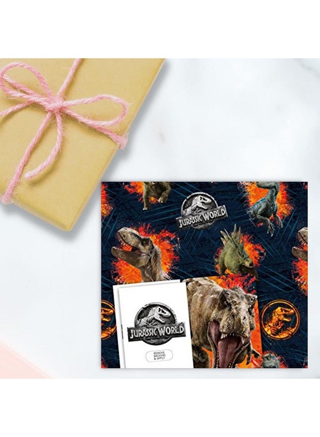 JURASSIC WORLD Jurassic Park Wrapping Paper And Gift Tags 2 Sheets And 2 Gift Tags - Image 5