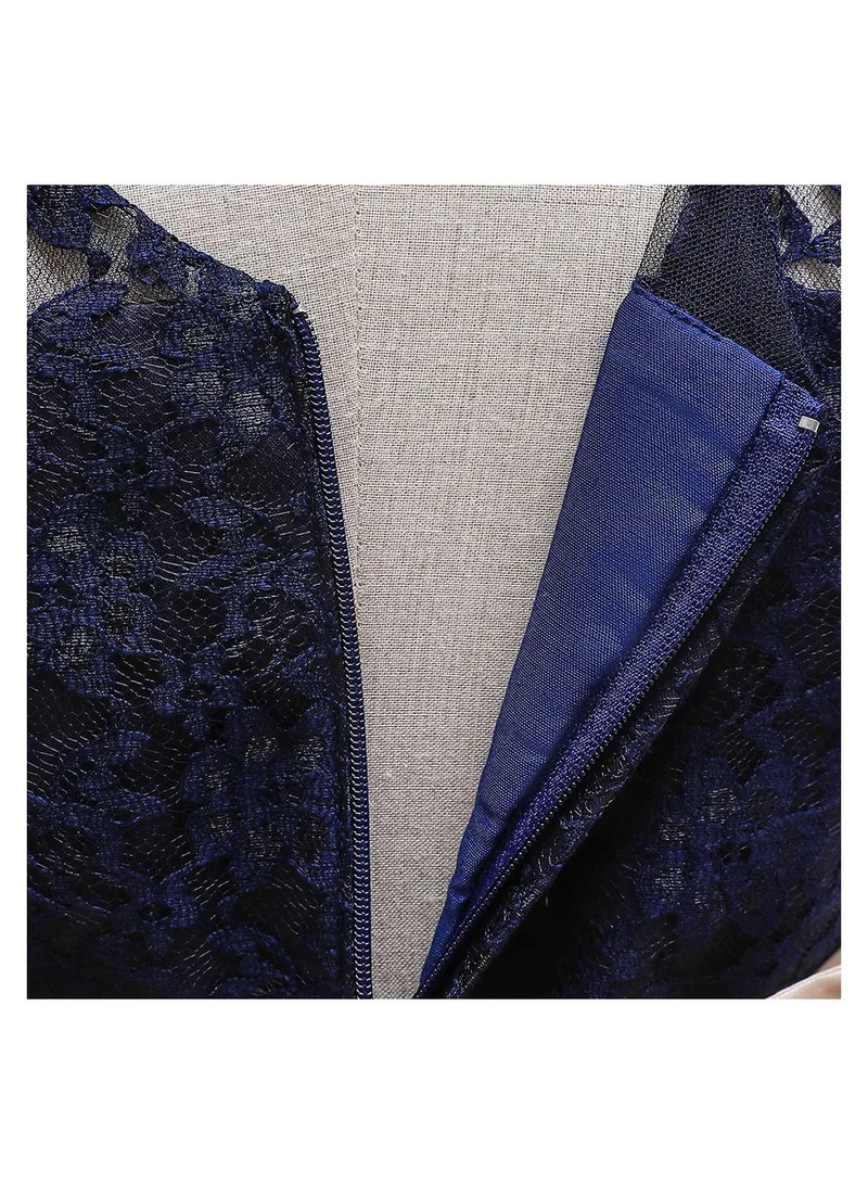 بيبي كلو Mesh-layered frill with corsage party dress for girls